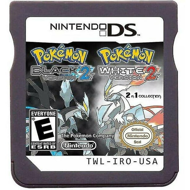 Cartouche de jeu vidéo Nds carte de Console de jeu pour Nintendo Ds 2ds 3ds  Pokemon coeurs or âme argent noir blanc 2 en 1 