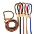 thumbnail image 2 of Dog Leash Slip Rope Lead Leash Heavy Duty Braided Rope Adjustable Loop Collar Training Leashes for Small Medium  Dogs, 2 of 9