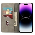 thumbnail image 2 of Allytech Slim Wallet Case for iPhone 15, Luxury PU Leather + Soft TPU Cover with Card Slots & Cash Pocket, Magnetic Closure Kickstand Shockproof Business Case for Women men - Gray, 2 of 9