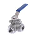 thumbnail image 3 of VONKY 304 Stainless Steel 3 Way Ball Valve for Water Gas Steam DN15, 3 of 8