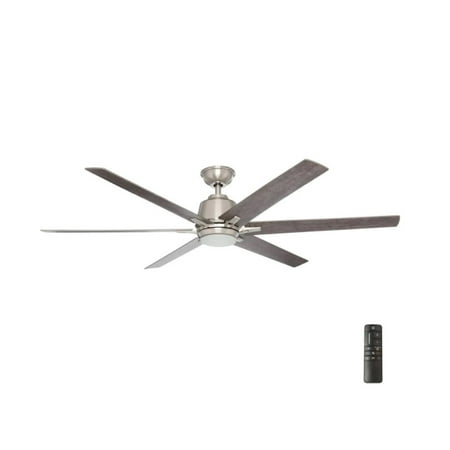 Home Decorator Kensgrove 64 LED Brushed Nickel Ceiling Fan w/Light and Remote