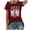 Brick Red, variant on Womens Country Music Shirt Vintage Tennessee Graphic Tshirts Rodeo Western Short Sleeve Tee Tops