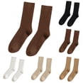 thumbnail image 4 of Compression Socks for Women - Fall Winter Thick Thermal Crew Socks, Simple Solid Color Soft Comfort, Socks for House Commute & Diabetic Foot Care, 4 of 7