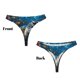 thumbnail image 3 of Balery Ocean Coral Turtle Tangas de Algodón para Mujer con Estampado – Ropa Interior Sexy, Transpirable, G-string-4X-Large, 3 of 6