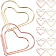 thumbnail image 4 of 72 pcs  Small Paper Clips Heart Paperclips Shaped Bookmark Clips Cute Paper Clips Office Favors, 4 of 6