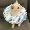 thumbnail image 3 of PENGXIANG Collier Anti-Morsure pour Animaux Collier Circulaire Elizabeth Col Réglable Coton Imperméable Cône E-Collier pour Chat et Chien, 3 of 5