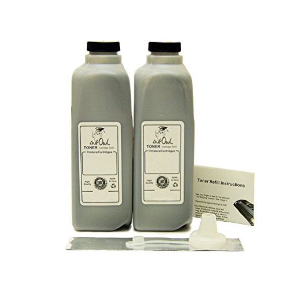 InkOwl Toner Refill Kit Replacement for Brother TN-720, TN-750, TN-780 (2-Pack)