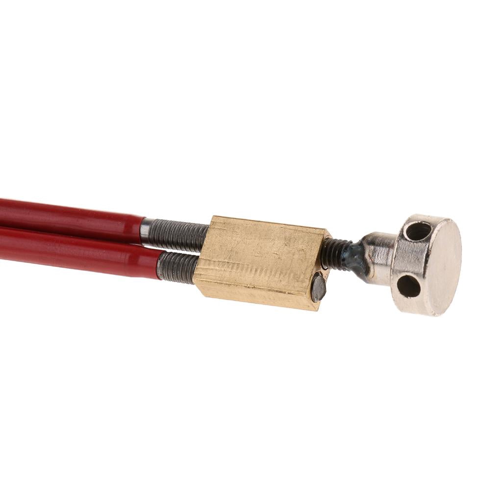 LeeQinersw Two Way Two Action Adjustable Truss Rod Brass Head for Guitar Mandolin 456mm