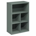 thumbnail image 5 of Furinno CUBICLE Book Shelf, 5-Cube Thick Frame Bookshelf, Reversible Bookcase with Closed Back, 14.6" x 57.8" x 58", for Living Room, Bedroom, Home Office, Sage Green, 5 of 5