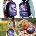 thumbnail image 2 of Yuyamidu Kawaii Axolotl Girls Backpack Set 3 in 1, 17 Inch School Backpack with Lunch Bag and Pencil Case, Large Capacity Bookbag for Elementary Middle School Girls, 2 of 7