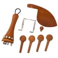 thumbnail image 1 of Chinrest sets Professional 4/4 Violin Tuning Pegs Aleación de madera Tablero de cadena Tablero de cadena Instrumentos musicales Instrumentos de reparación Suministros AweSitey OD010873-00, 1 of 7