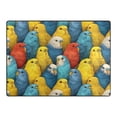thumbnail image 4 of Ryvnso Doodle Parrot-7 Area Rug Floor Mats Non-Slip Home Carpet 80 x 58 inch, 4 of 7