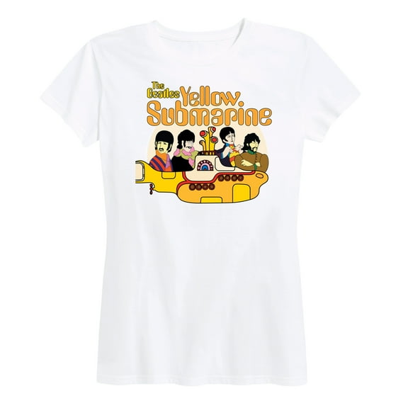 The Beatles - We All Live In A Yellow Submarine - Women's Short Sleeve Graphic T-Shirt