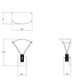 thumbnail image 7 of Sonneman Sls0210 Suspenders Standard Single Led Wall Sconce - Black, 7 of 7