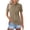 Light Brown, variant on Solid Color Polo Shirts for Women Short Sleeve Button Down Collared Shirts Business Casual Work Tops Athletic Tennis Golf Shirt 3 Buttons Summer Work Blouse Summer Tops Beige L