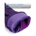 thumbnail image 5 of Deago Womens Winter Warm Gloves with Sensitive Touch Screen Texting Fingers Fleece Lined Windproof Gloves (Purple), 5 of 9