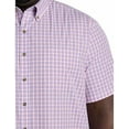 thumbnail image 2 of Easy-Care Small Plaid Sport Shirt Blue Pink 3XL, 2 of 4