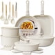 thumbnail image 1 of Juego de utensilios de cocina Astercook, 23 unidades, cerámica antiadherente de inducción, 1 of 9