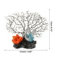 thumbnail image 2 of Unique Bargains 1 Pcs Colorful Coral Reef Decor Mini Faux Coral Decor for Aquarium Decorations Black 12.5x13cm, 2 of 7