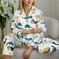 thumbnail image 6 of Sikiie Cute Whale Women's Long-Sleeve Shirt and Full-Length Bottom Pajama Set (s-xxl)-Small, 6 of 7