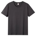 thumbnail image 1 of Selected pure cotton round neck parent-child short-sleeved shirt, casual party sports loose top, 1 of 2