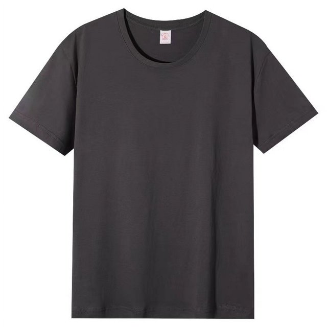 Selected pure cotton round neck parent-child short-sleeved shirt, casual party sports loose top