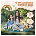 thumbnail image 2 of Spider Web Saucer Swing 40 Inch Round, 750lbs Capacity for Kids & Adults - Outdoor Swing Set Accessories, Backyard Tree Swing, Heavy Duty Rope Swing, 2 of 7