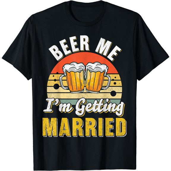 Groom Bachelor Supplies Party Wedding T-Shirt Black Small