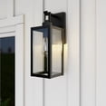 thumbnail image 3 of Jerry Outdoor Wall Lantern Porch Lighting Fixture Wall Sconce - Matte Black Medium, 3 of 5