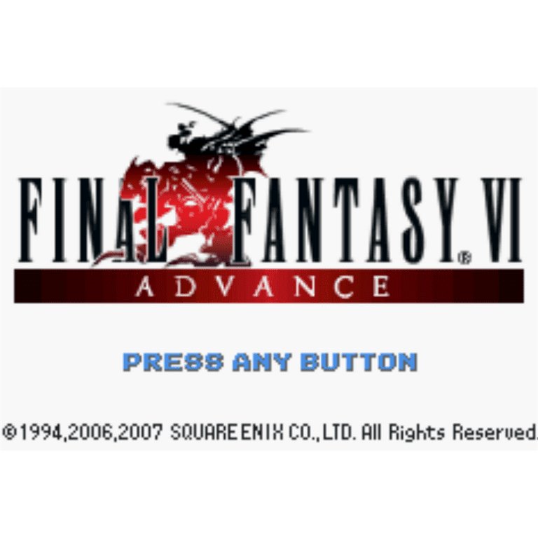 GBA Game: Final Fantasy VI Advance, US Version - Walmart.com