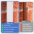 thumbnail image 5 of Uxcell HVAC Copper Pipe Insulation Foam Tube, 1/2" ID 8ft Heat Preservation Insulated Tubing for Air Conditioning Mini Split Copper Line Set Water Pipes, White/Pink, 5 of 7