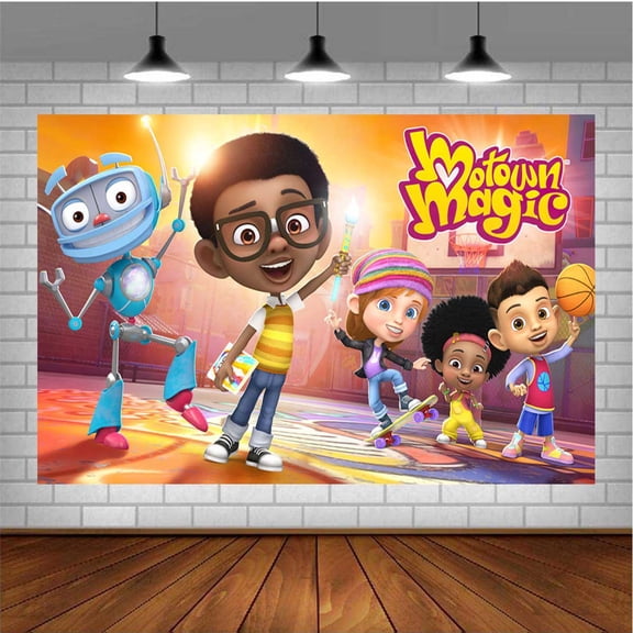 Motown Magic Post Wall Decor Birthday Banner Backdrop Background Party Supplies Taspestry