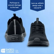 Shoes For Crews Everlight, Mens Slip Resistant Work Shoes, Water Resistant, Black