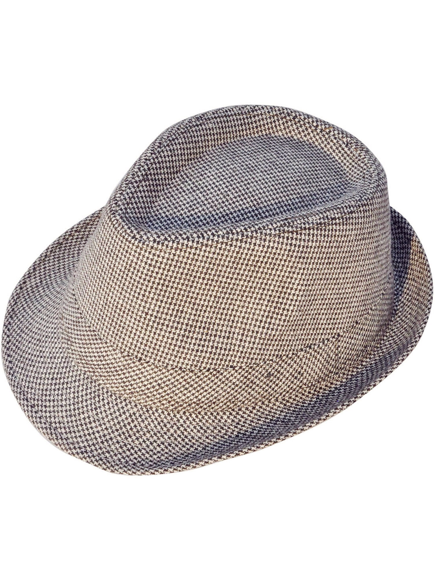 Men/’s Herringbone Fall// Winter Fedora Hat