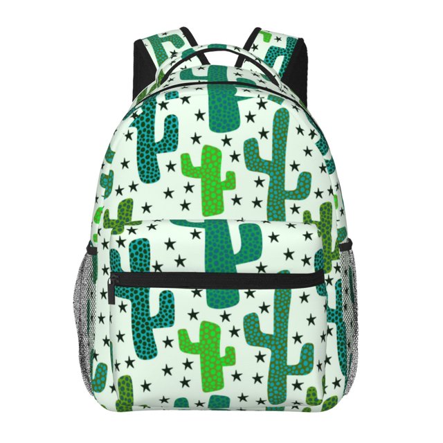 Easygdp Cactus 1 Mochila Ergonómica Versátil para Laptop - Múltiples Bolsillos, Correas Ajustables, Unisex para Escuela, Viajes y Actividades al Aire Libre-One Size