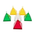 thumbnail image 3 of Paquete de 6 piramidales con pesas, caja , accesorios para fiestas de cumpleaños, bodas y Navidad Colcomx Pirámide Colgante Teniendo Peso, 3 of 8