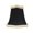 Black, variant on Royal Designs, Inc. Decorative Trim Hexagon Empire Chandelier Basic Shade CS-508AGL, Antique Gold, 2.5 x 5 x 4.5