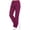 WINE, variant on HEAL+WEAR Women's Straight-Leg Scrub Pants with Drawstring Waistband 4-Way Stretch Multi-Pocket Medical Workwear
