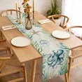 thumbnail image 3 of Octopus Coastal Table Runner - 90 Inch Long, Kitchen Dining Table Runner Dresser Scarves, Vintage Nautical Ocean Starfish Compass Farmhouse Decor for Coffee Tables Wedding Party Banquet, 3 of 8