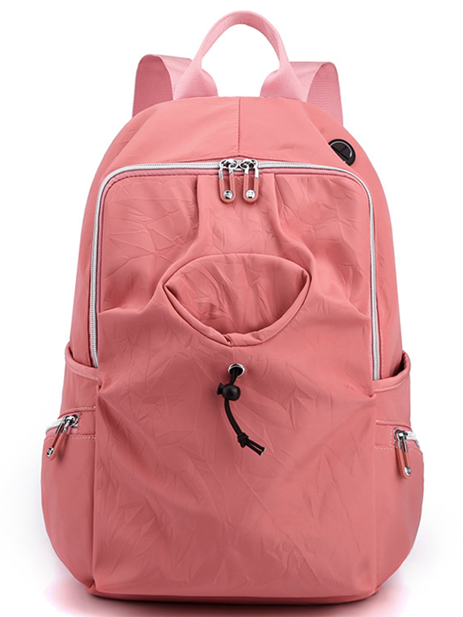 Frontwalk Women Daypack Multi Pockets Backpack Large Capacity Nylon