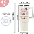 thumbnail image 3 of Graduation Gifts for Her 40oz Graduation Tumbler with Handle and Straw The Tassel Was Worth Hassle Coffee Mug 2024 Graduation Gifts for Women Girls Sister Teacher Daughter Son High School College, 3 of 6