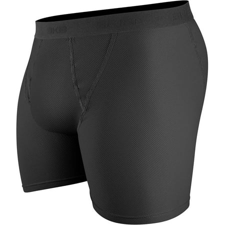 

3KB Mens Performance Boxer Briefs Commando Style Black Size: XX-Large