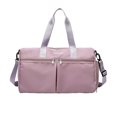 thumbnail image 4 of CSChome Sac de Sport avec Compartiment à Chaussures Grande Capacité Séparation Sec Humide Fermeture Éclair Imperméable Oxford Extérieur Weekender Nuit Gym Entraînement, 4 of 7