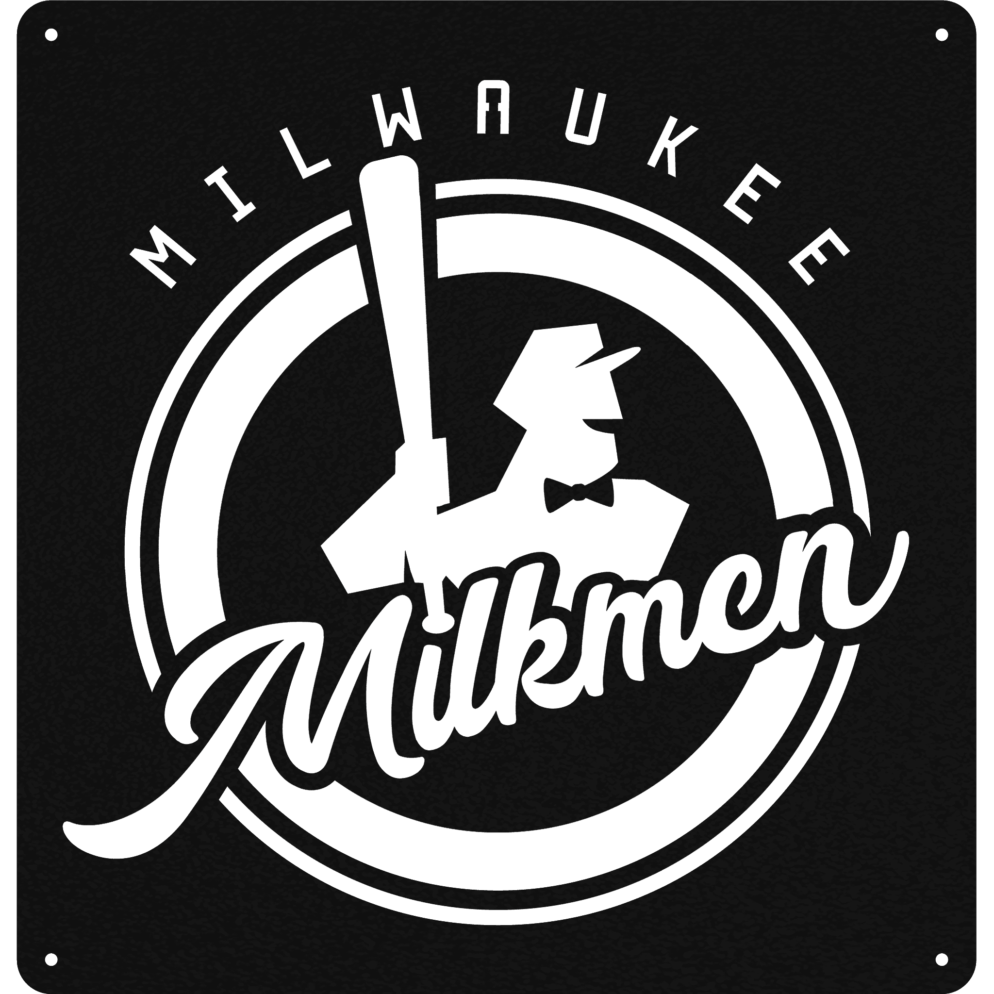 Milwaukee Milkmen Metal Wall Art