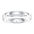 thumbnail image 4 of Rosec Jewels Lab Grown Diamond Eternity Wedding Band for Women - EF-VS Grade - Baguette Diamond Band - Gift for Special Occasions, 18K White Gold, US 6.50, 4 of 8