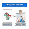 thumbnail image 5 of DTF Transfer Film 30 Sheets Double Sided Glossy Clear Pretreated DTF Film PET Heat Transfer Paper A4(8, 5 of 5