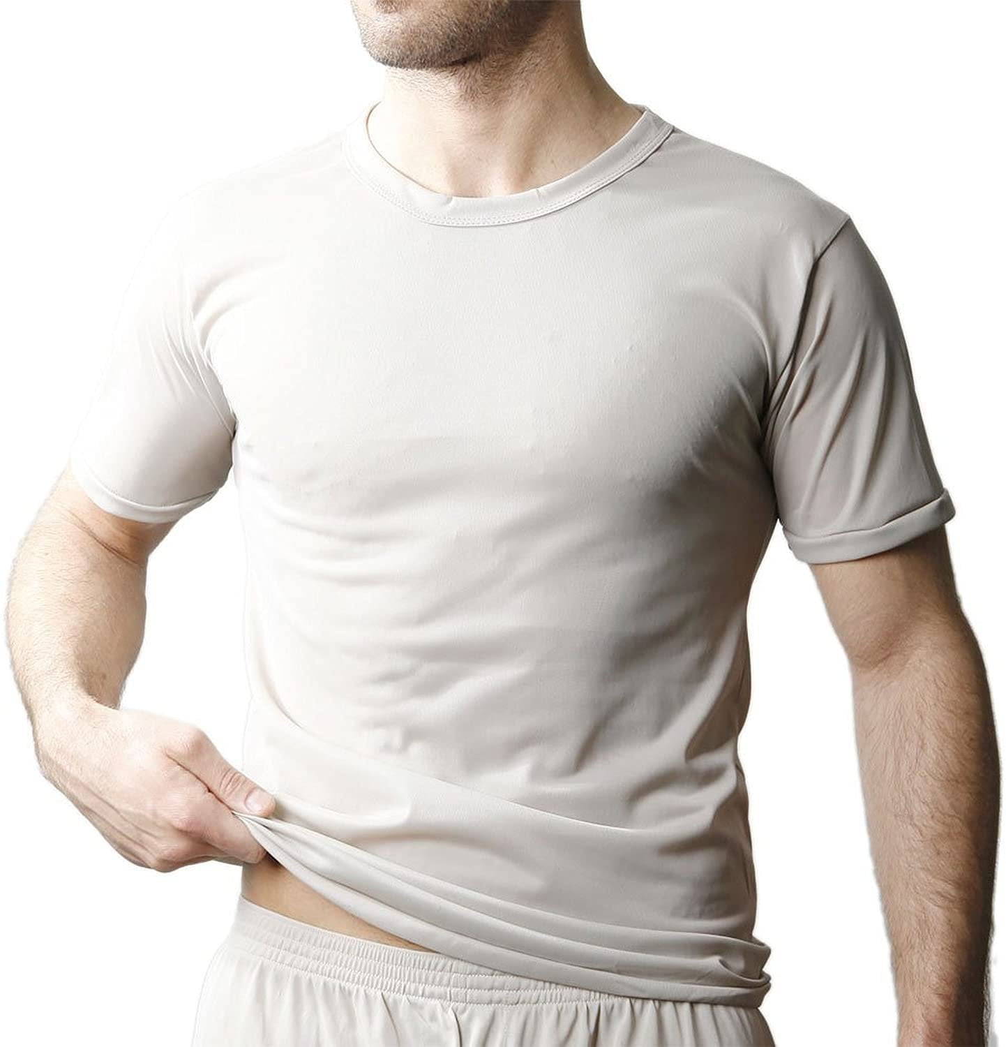 Players Men's Tricot T-Shirt -Silver Grey-Medium - Walmart.com