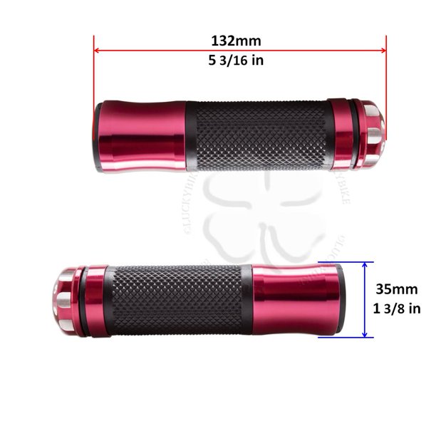 Motorcycle Hand Grips Bar Ends 7/8 Inch Handlebars GSXR CBR