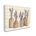 thumbnail image 2 of Stupell Country Gingham Lavender Sprigs Botanical & Floral Painting Gallery Wrapped Canvas Print Wall Art, 2 of 5