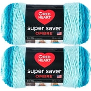 Red Heart Super Saver Ombre Yarn-Scuba, Multipack Of 2